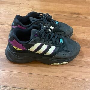 Adidas Retropy F90 'Black White Purple' Size 10.5 US